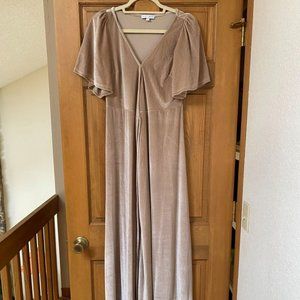 Baltic Born Meghan Velvet Wrap Maxi Dress